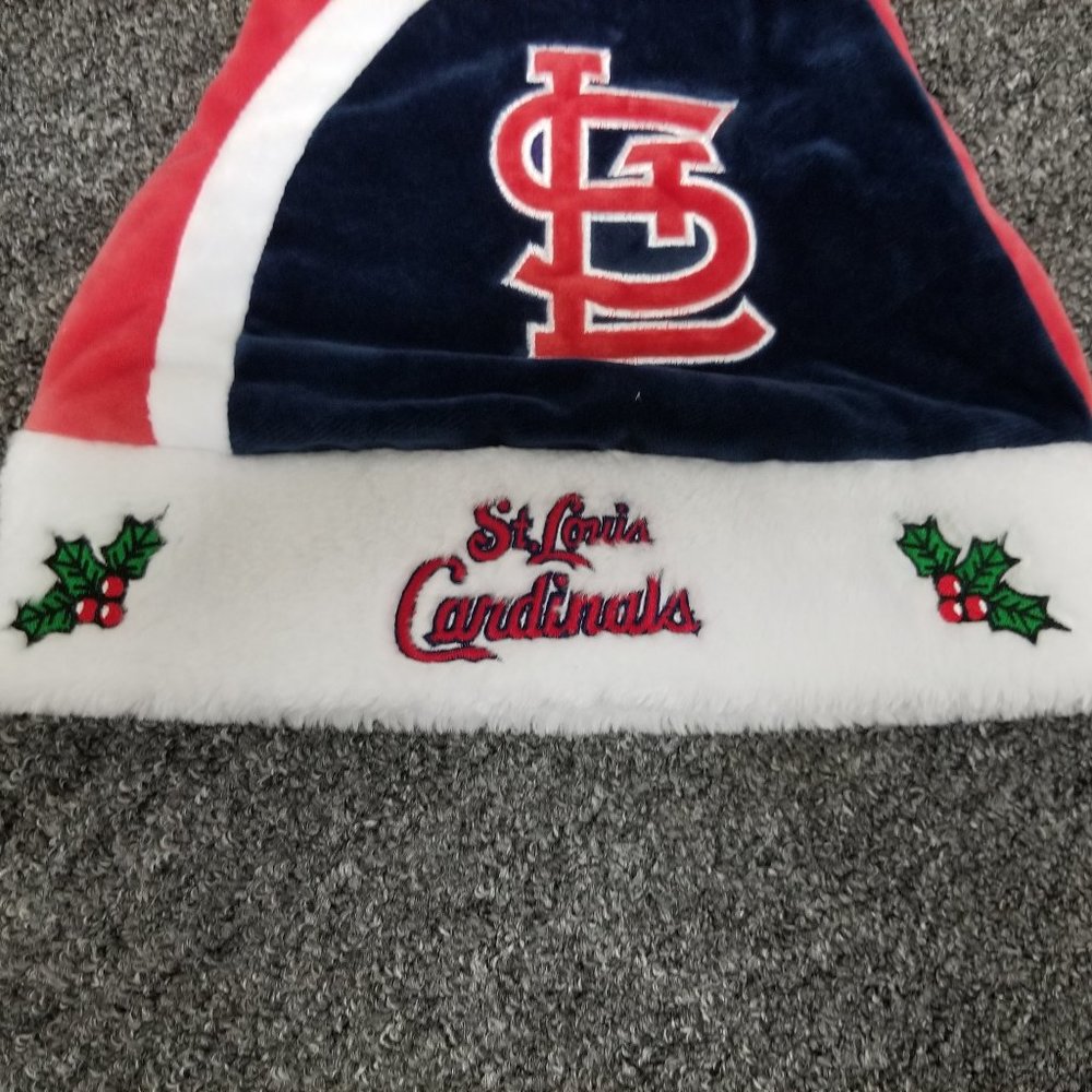 Brand New St. Louis Cardinals Santa Hat - Picture 2 of 8
